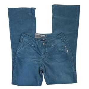 Silver Jeans Teal Courdoroy Bootcut Jeans NWT Size 26